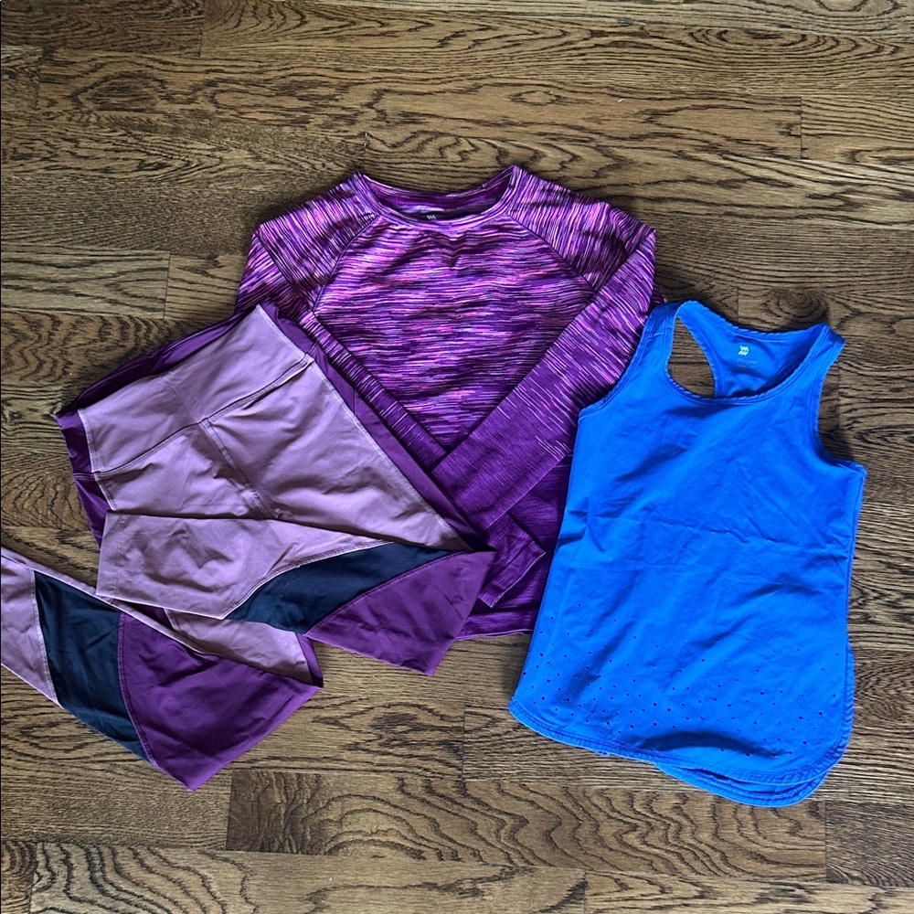 All in Motion Kids Matching Set - Purple and Blue